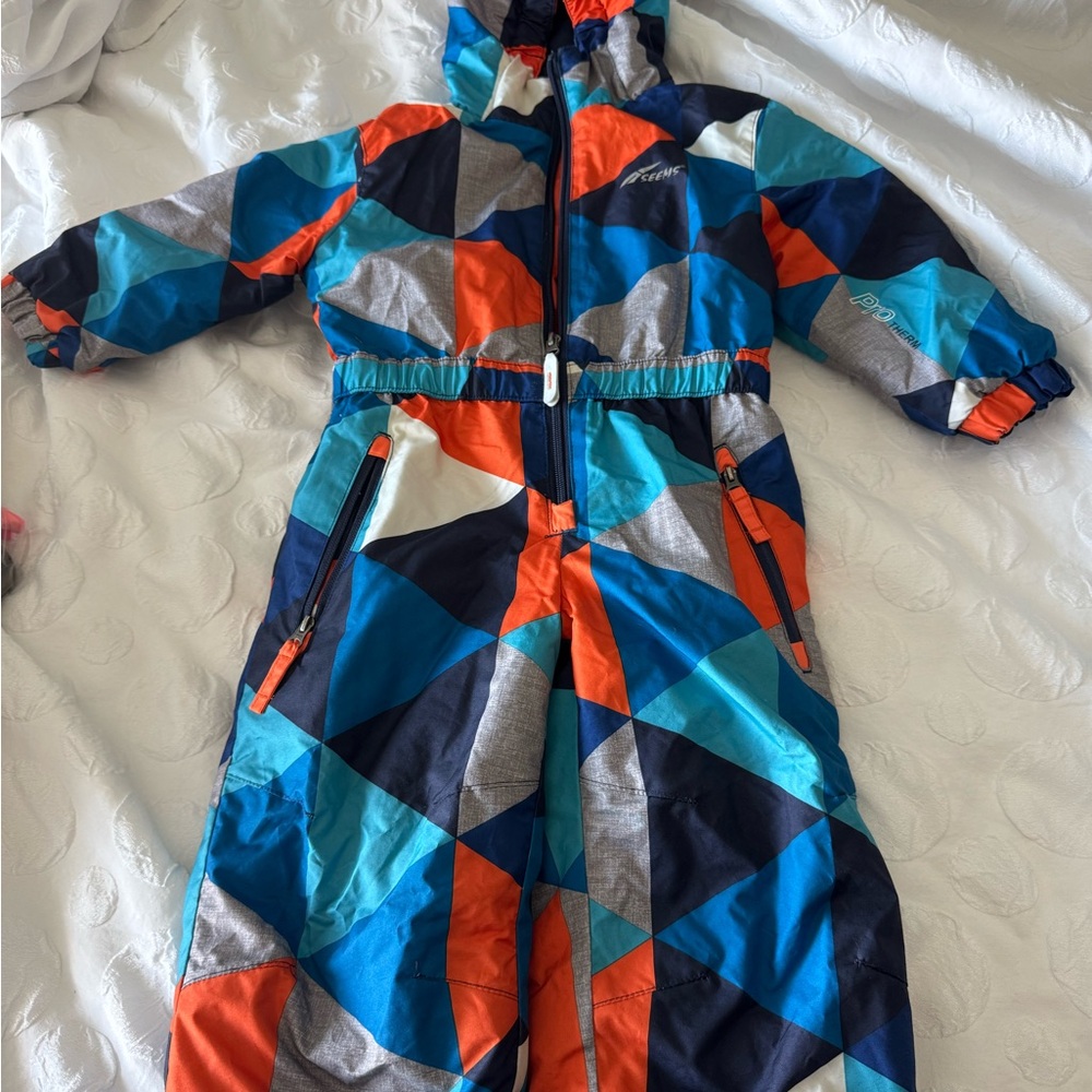 Colorful Geometric Snowsuit